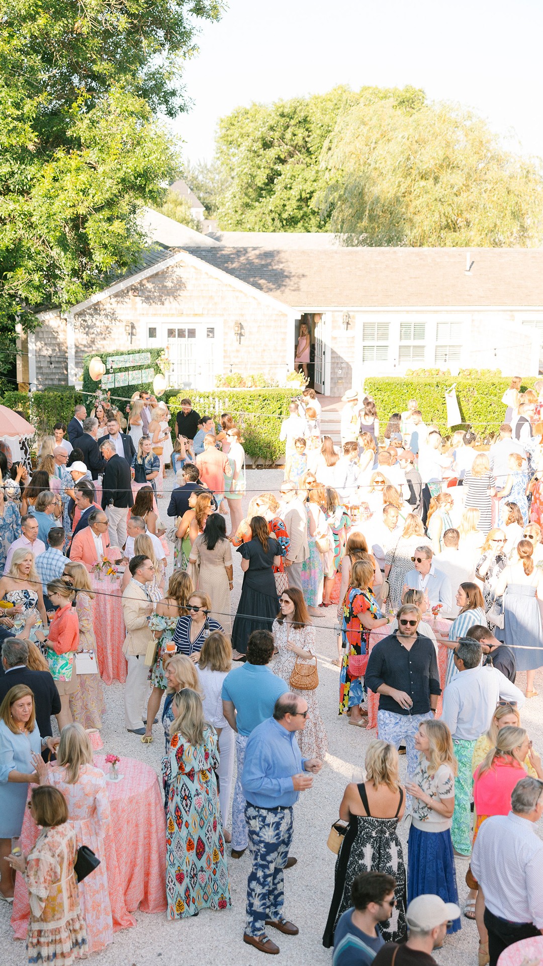 Instagram post by @grahamwhite.gw for Lilly Pulitzer. Caption reads: We kicked off Nantucket by Design week in....