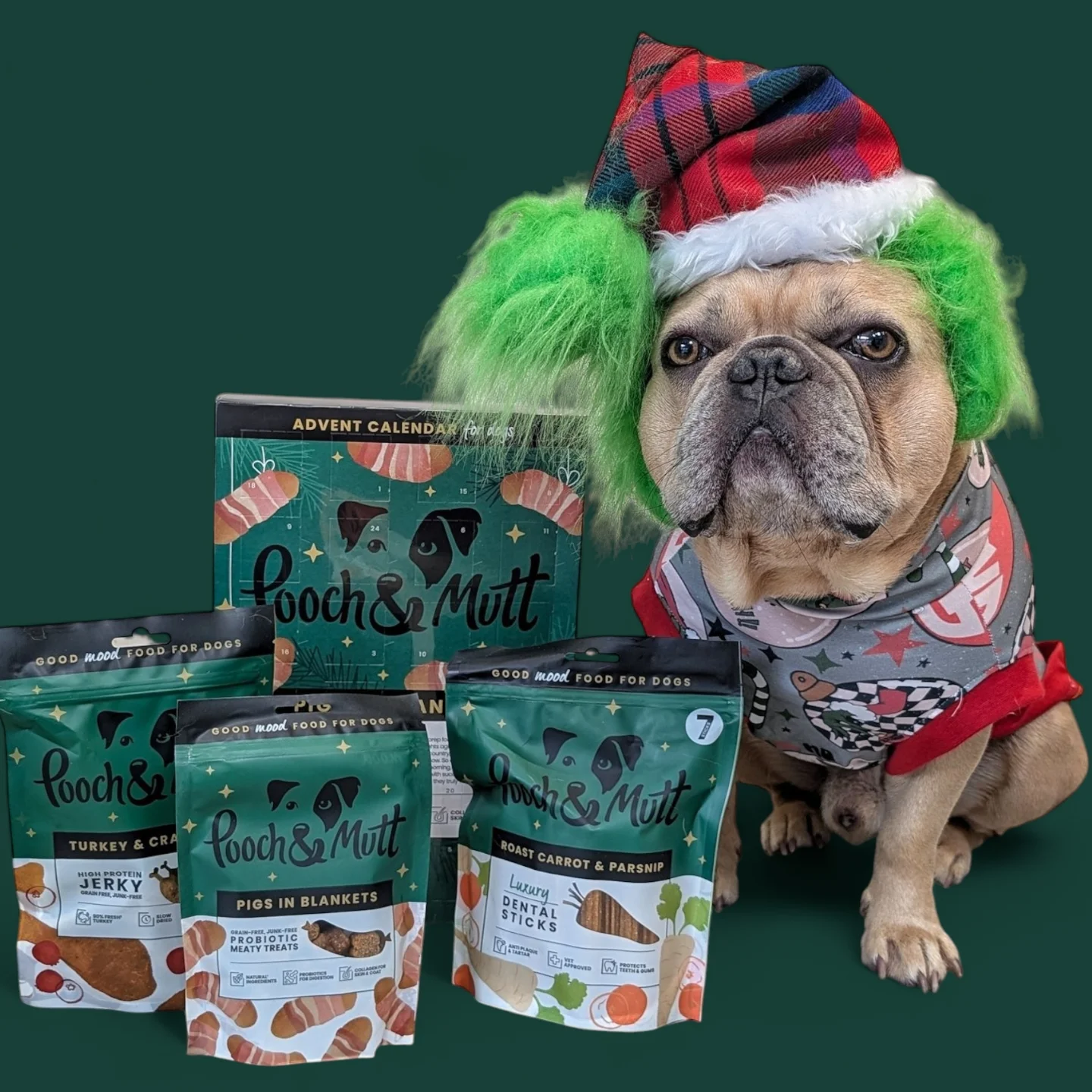 Instagram post by @aslan_archie_thefrenchies for Pooch and Mutt. Caption reads: [...] 𝗙𝗥𝗜𝗗𝗔𝗬 𝗗𝗘𝗔𝗟 𝗔𝗟𝗘𝗥𝗧🚨....