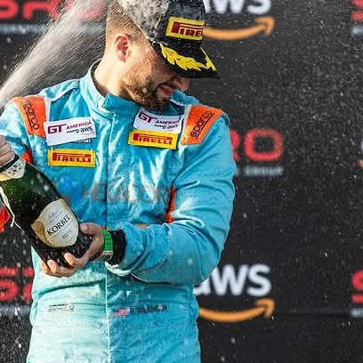 Instagram post by @acimotorsports for Happy Jewelers. Caption reads: From your wrist to the racetrack! 🏁....