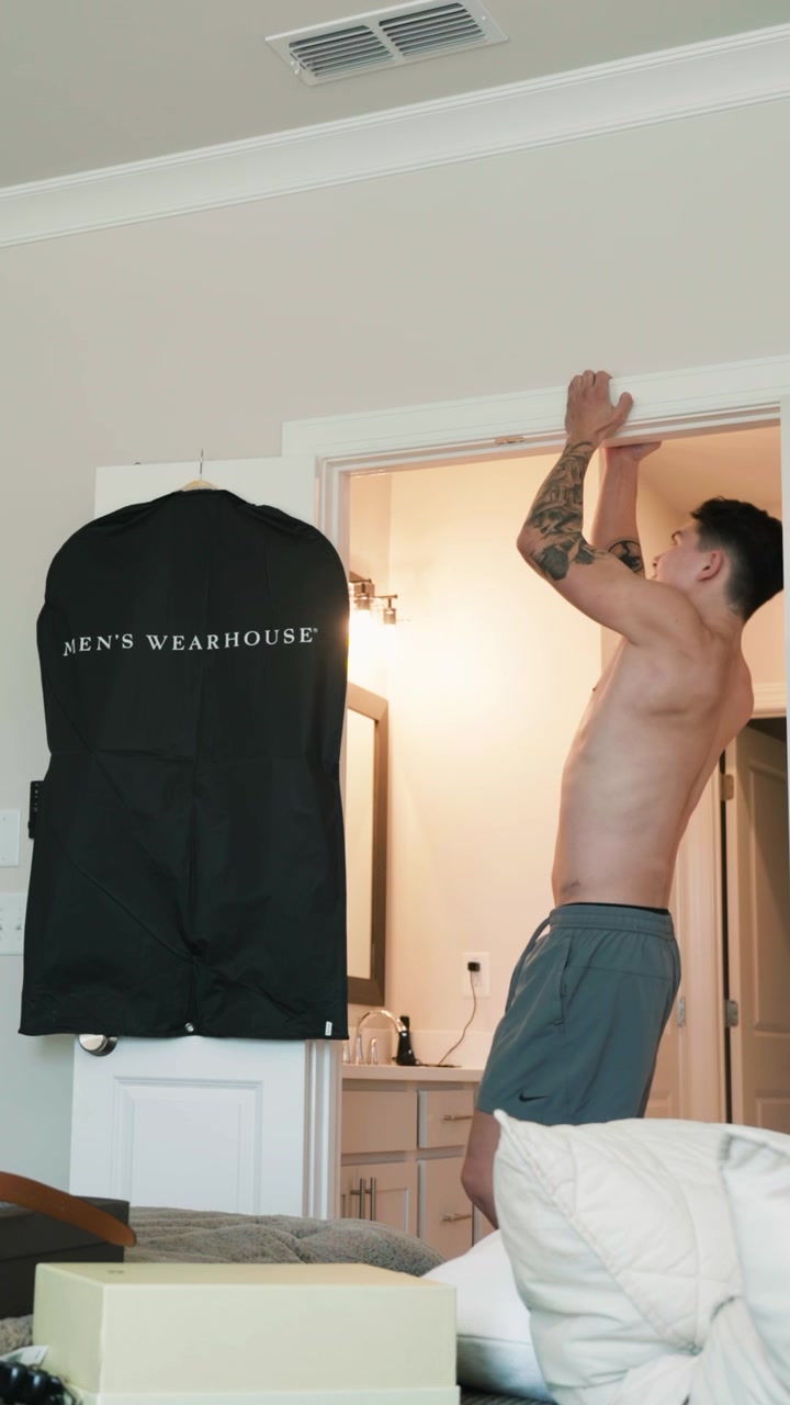 TikTok post by @onwardwanna for Kenneth Cole. Caption reads: My AWEARNESS @Kenneth Cole CHILLFLEX suit keeps me....