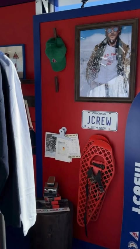 Instagram post by @elizagracehuber for Who What Wear. Caption reads: Let's go skiing! 🎿 Our senior fashion editor....