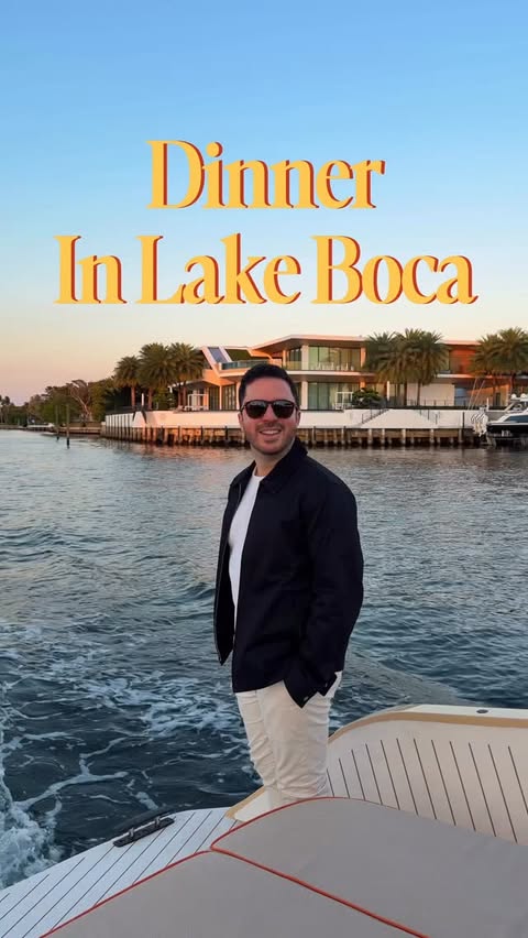 Instagram post by @succulentbite for The Palm Beaches. Caption reads: [...] sweeping Intracoastal views.....
