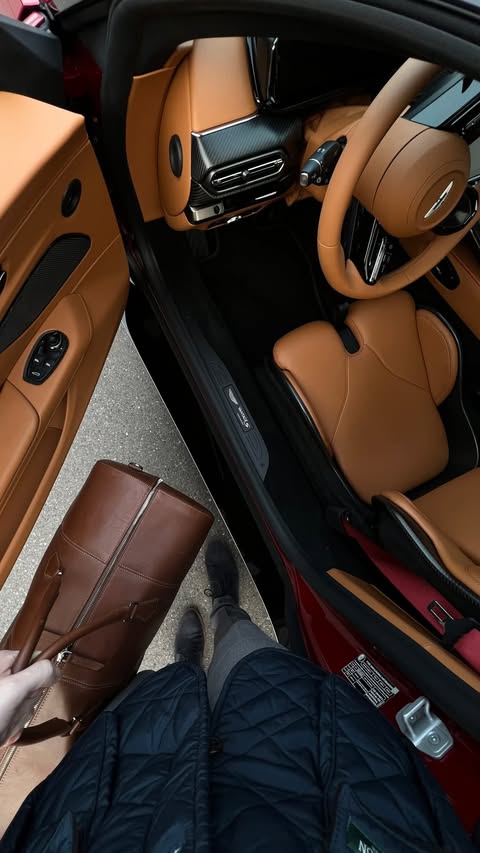 Instagram post by @the.mattbook for Aston Martin. Caption reads: [Ad] The other side of risk 😮‍💨 #astonmartin....