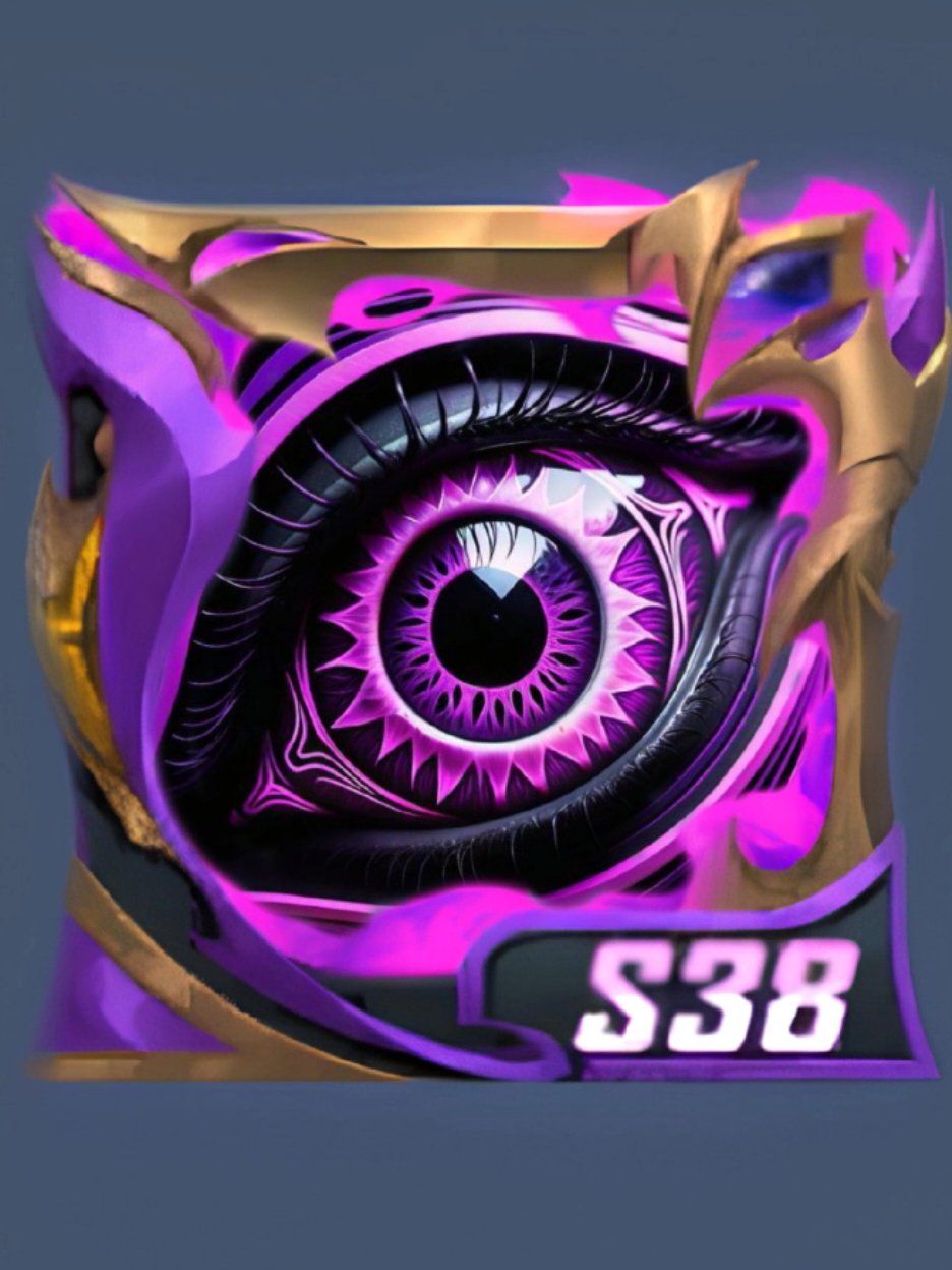 TikTok post by @rizalhahawihe for Mobile Legends. Caption reads: 2 PP mata keren buat perpaduan border mlbb season....