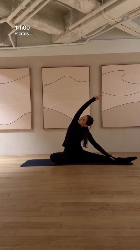 Instagram post by @kleofina for Galeries Lafayette. Caption reads: Wellness break at @galerieslafayette (-1). Much....