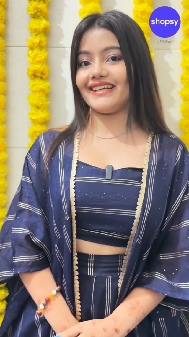 Instagram post by @siya08_ for Shopsy. Caption reads: From panic call to party-ready glam in 10 mins....