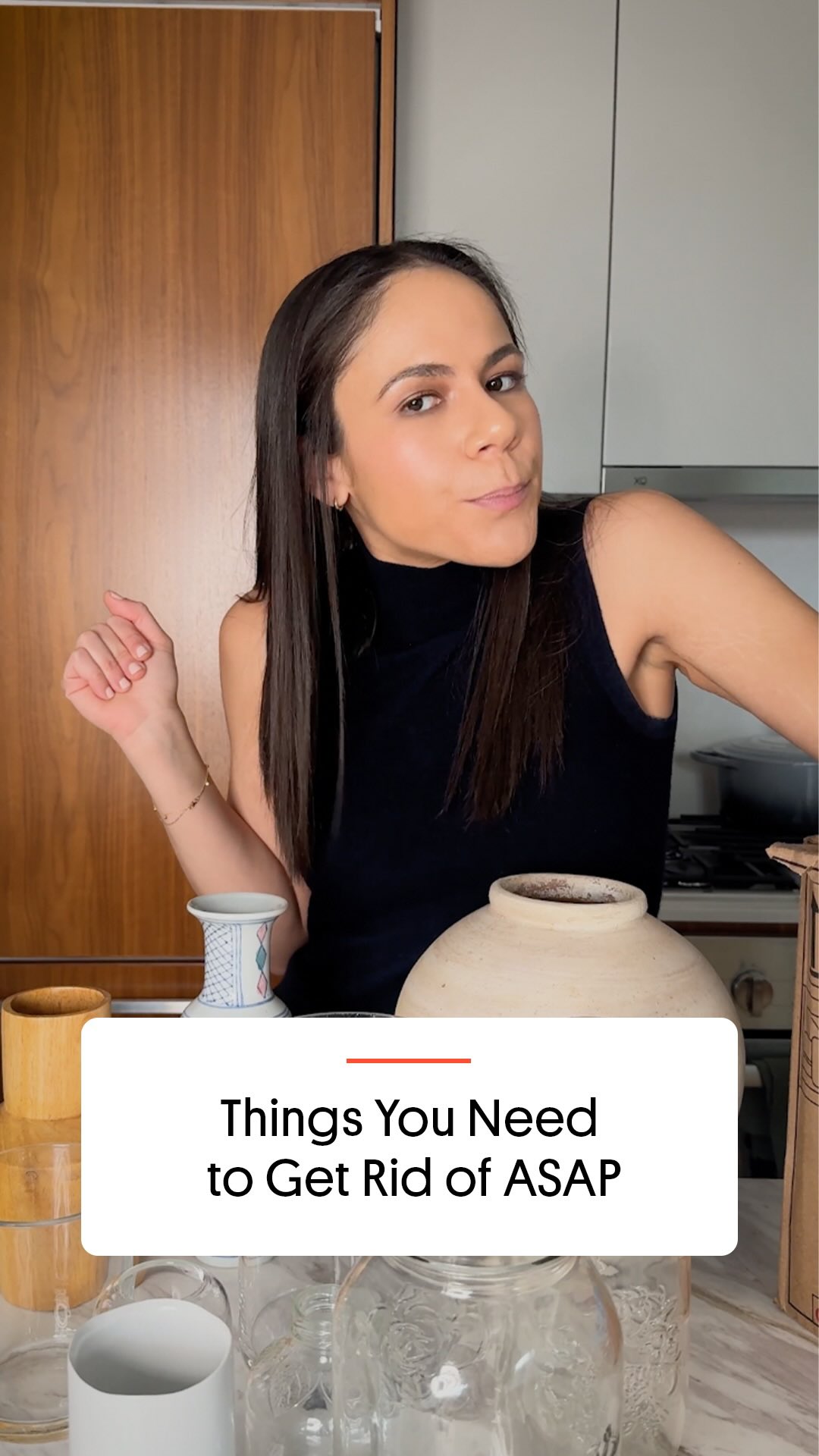 Instagram post by @leslie_corona_ for Real Simple. Caption reads: Your sign to toss these in the bin. ♻️🗑️.