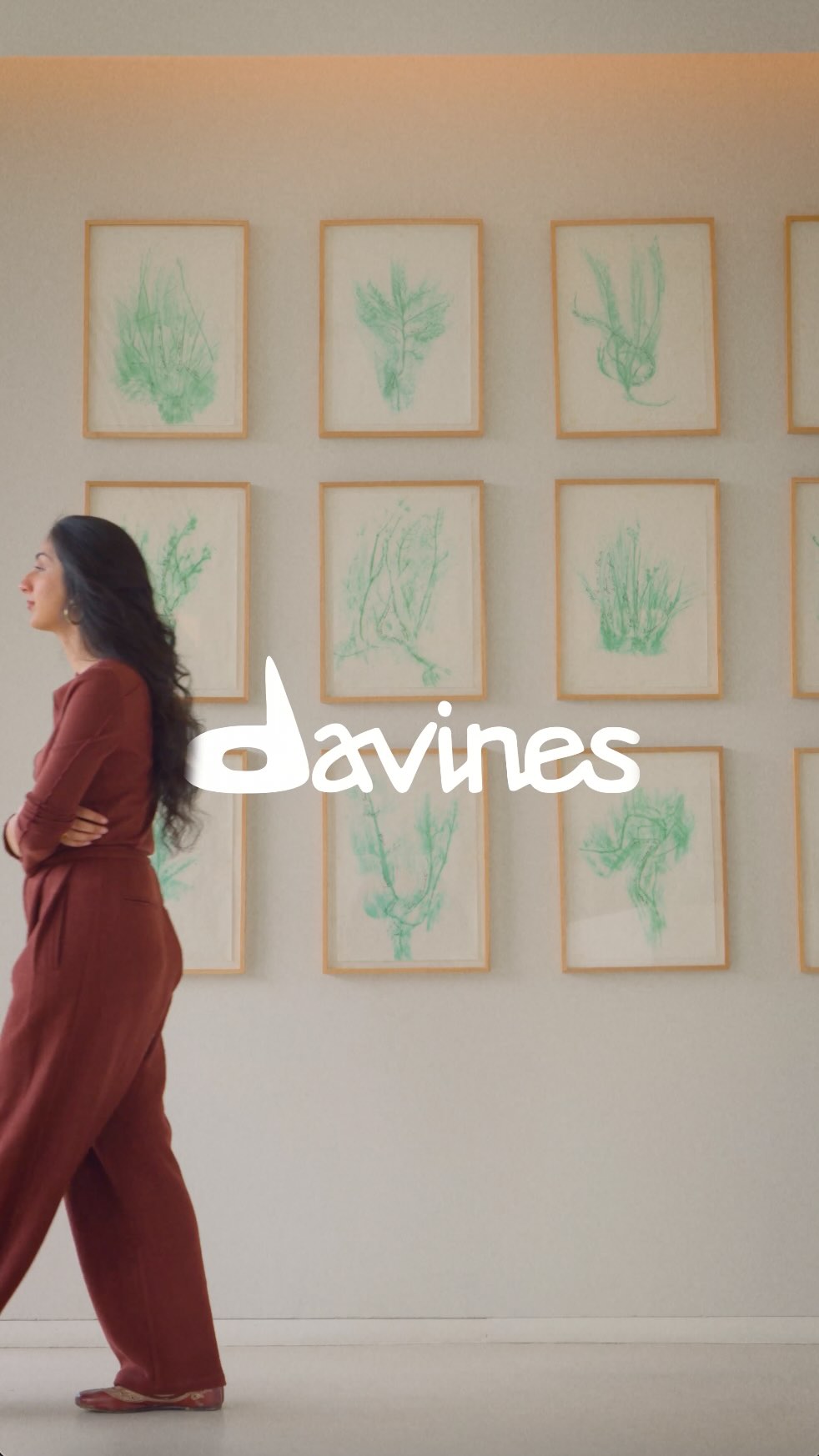 Instagram post by @aditimayer for Davines. Caption reads: Soil is the first ingredient in beauty— really, in....