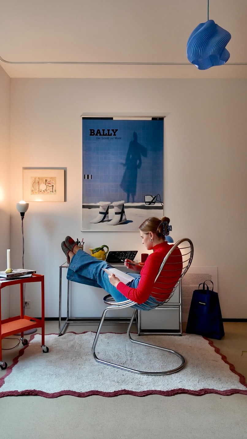 Instagram post by @fannythefoodie for ARMEDANGELS. Caption reads: After hearing about Diane Keaton’s passing, I....