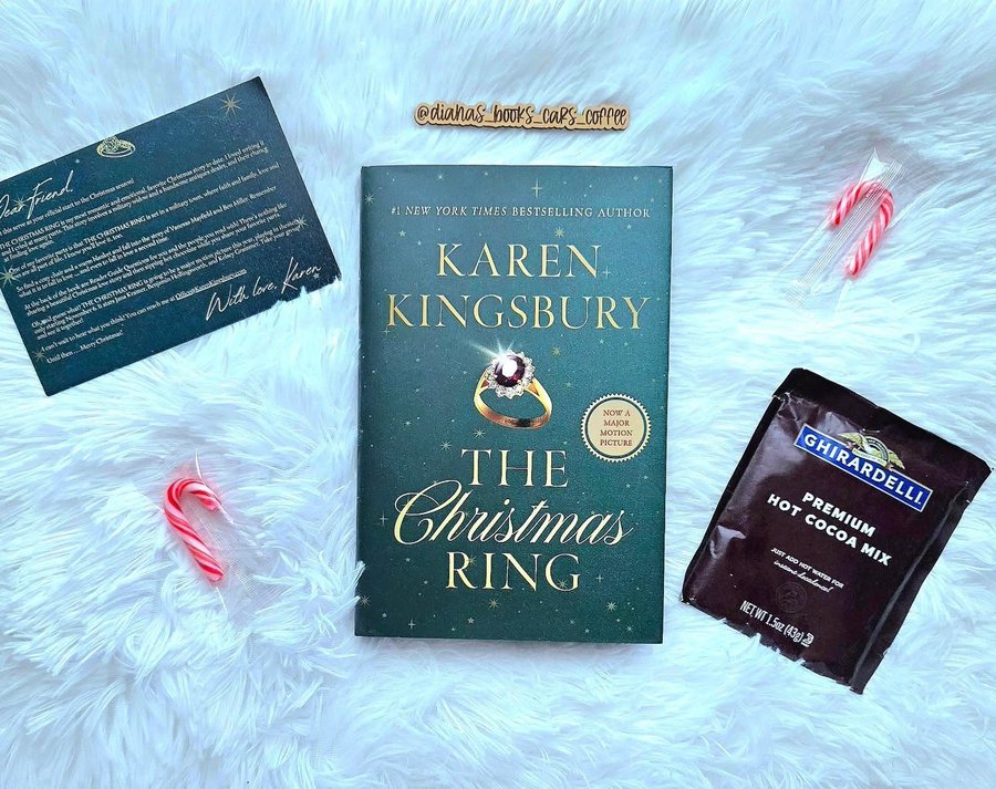 Instagram post by @dianas_books_cars_coffee for TLC Book Tours. Caption reads: ✨️💍 BOOK TOUR FEATURE 💍✨️

THE CHRISTMAS RING by....
