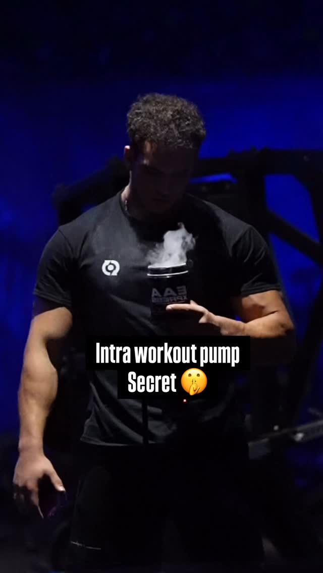 Instagram post by @alibl.fit for Scitec Nutrition. Caption reads: Intra workout pump ⛽️

Maltodextrine + eaa 
Supps....