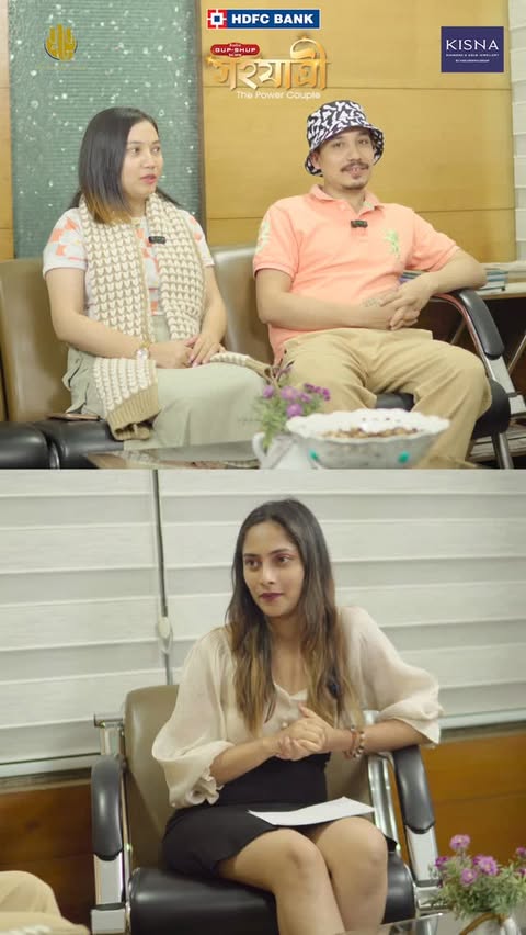 Instagram post by @jutimala for HDFC Bank. Caption reads: [...] to be a power couple. 💫 Presented by HDFC....