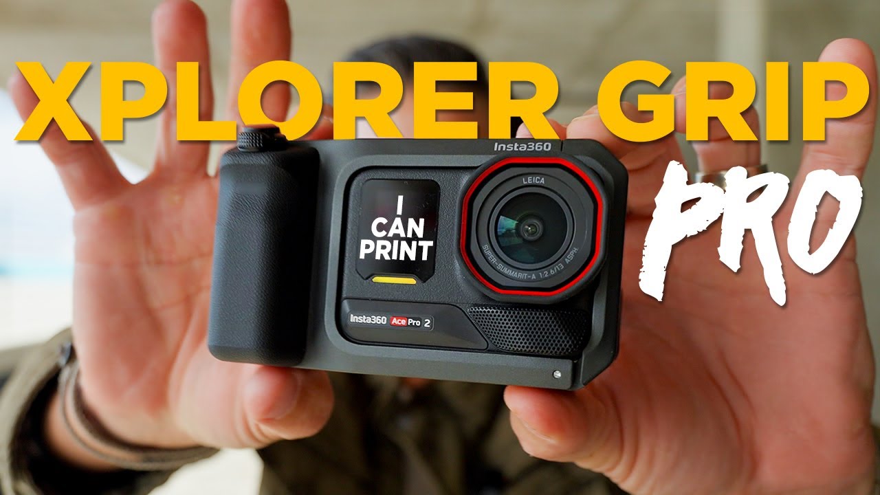 YouTube post by @DavidManningvlog for Kondor Blue. Caption reads: Everything NEW with the Insta360 Ace Pro 2 Xplorer....