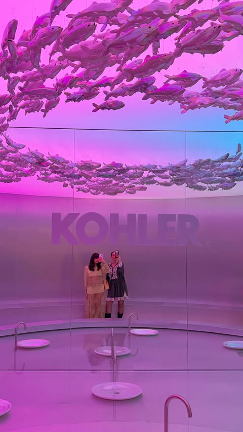 Instagram post by @daniklaric for KOHLER. Caption reads: a beautiful and unexpected twist on @kohler iconic....