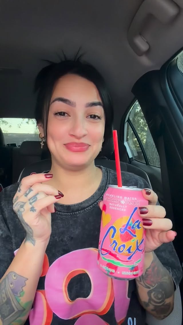 Instagram post by @j.whynot for LaCroix Water. Caption reads: [...] make it a great one 🙌🏼🗣️🙏🏼....