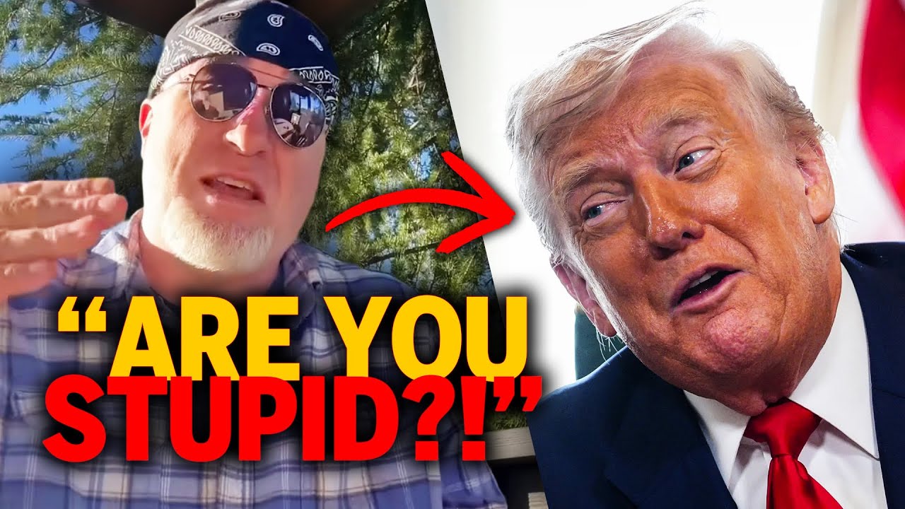 YouTube post by @TennesseeBrando for Ridge. Caption reads: Trump’s Public Spiral Is Getting DARKER By The Day.