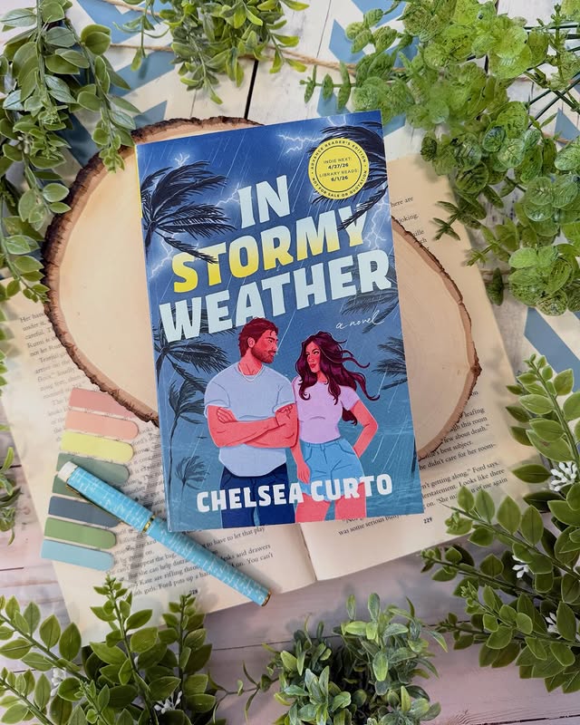 Instagram post by @bookish_aly_cat for Atria Books. Caption reads: [...] Lovers ⛈️ Forced Proximity Thank you....