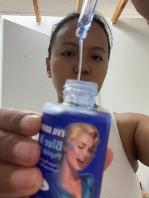 TikTok post by @aaratee_ for Evil Goods. Caption reads: @evilgoods #faceserum #evilgoods #tiktokshopfind....