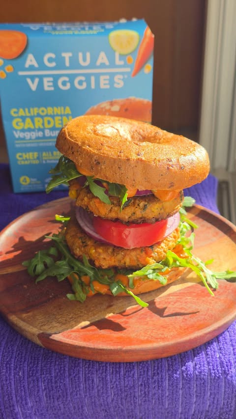 Instagram post by @c.food.and.health for Actual Veggies. Caption reads: [...] and flavorful meal, look no further!....