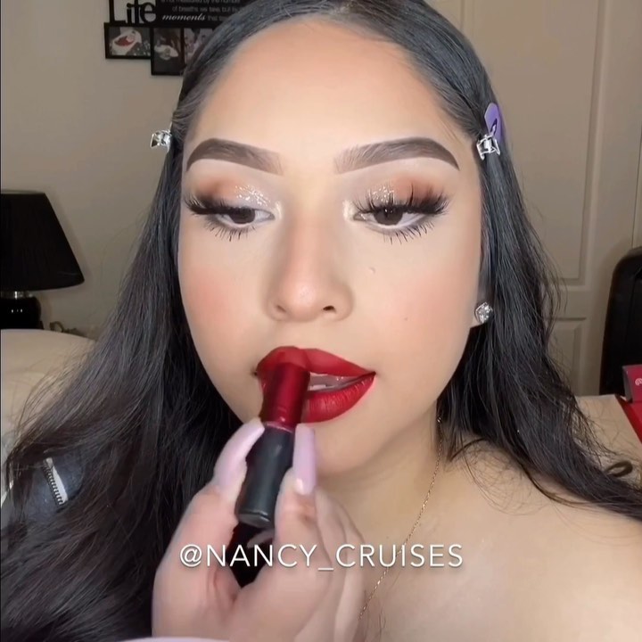 Instagram post by @nancy_cruises for Alamar Cosmetics. Caption reads: [...] Vacay Coconut Setting....