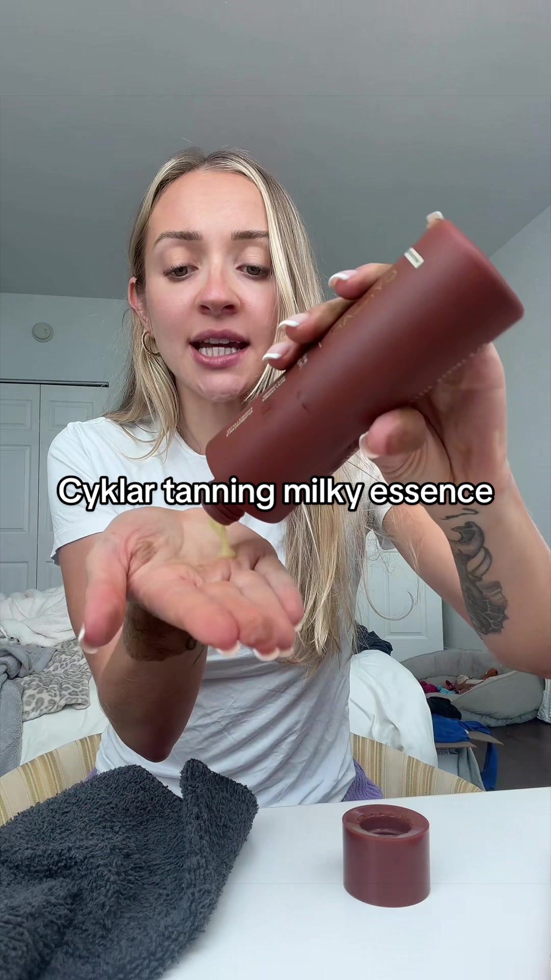 TikTok post by @slavicnursingbabe for CYKLAR. Caption reads: @CYKLAR my favorite brand.