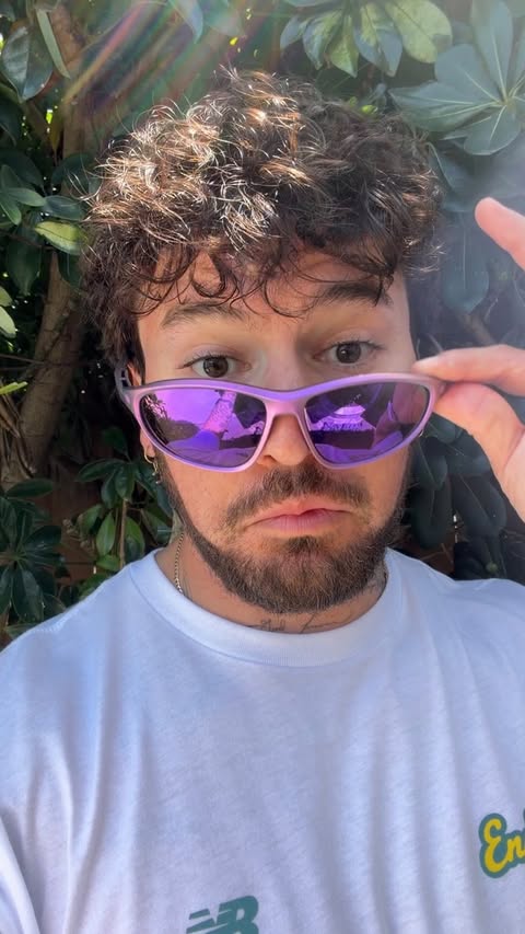 Instagram post by @jccaylen for Zenni. Caption reads: first creator to spell zenni on my run while....