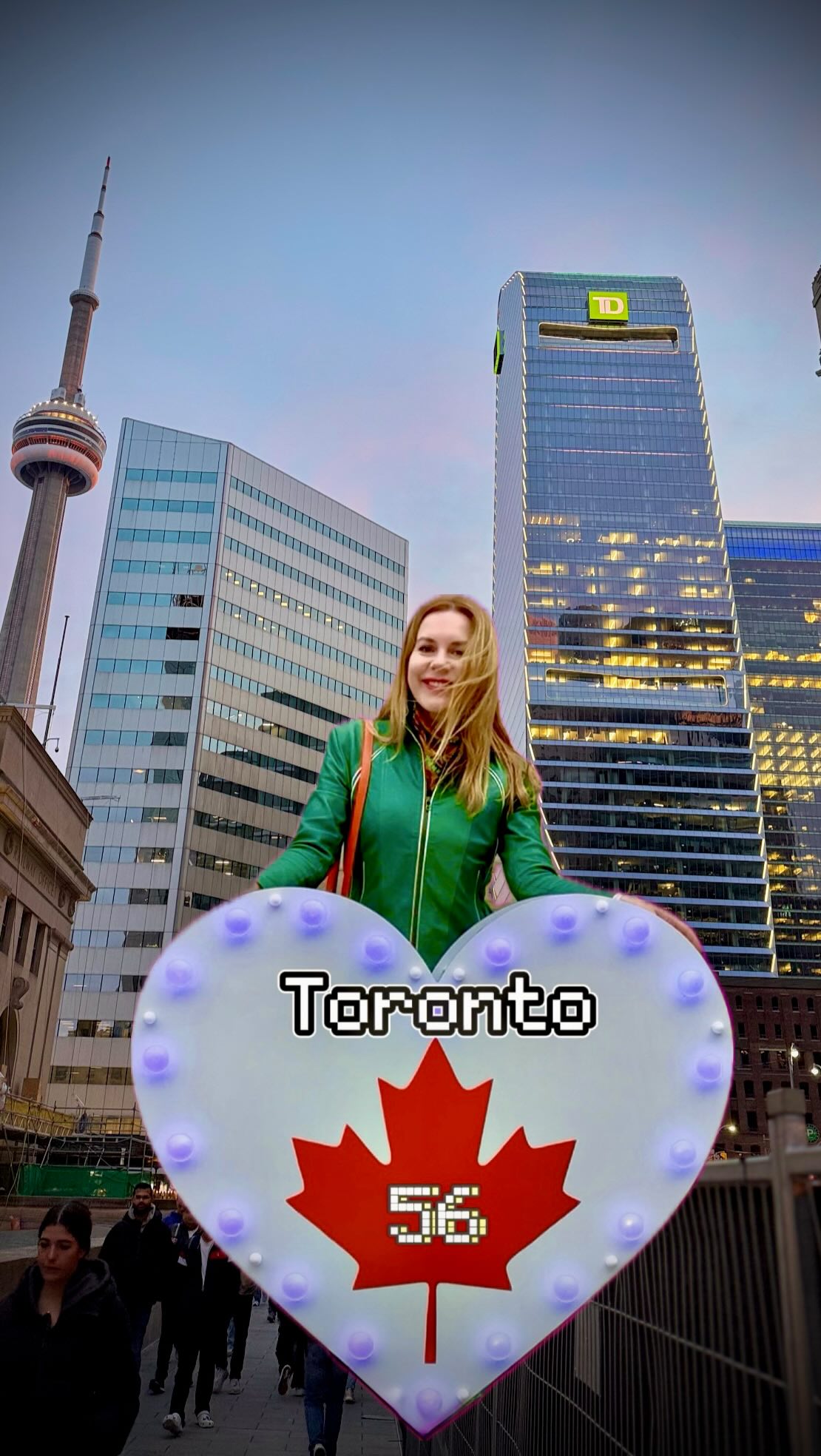 Instagram post by @marina.wayfarer_ for Toronto Life. Caption reads: CANADA 🇨🇦 My 56 country 🌎
What to do in Toronto....