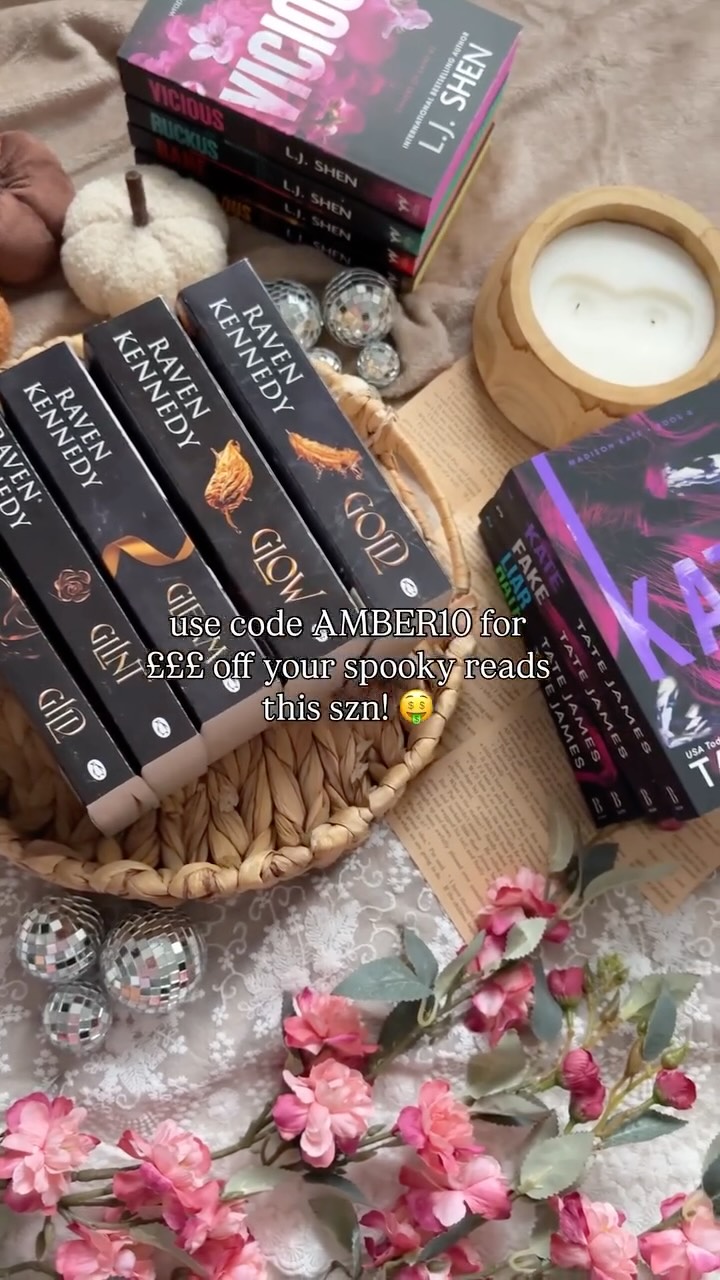 Instagram post by @amberlouisereadss for Books2Door. Caption reads: [...] little bit of blood on your lips....