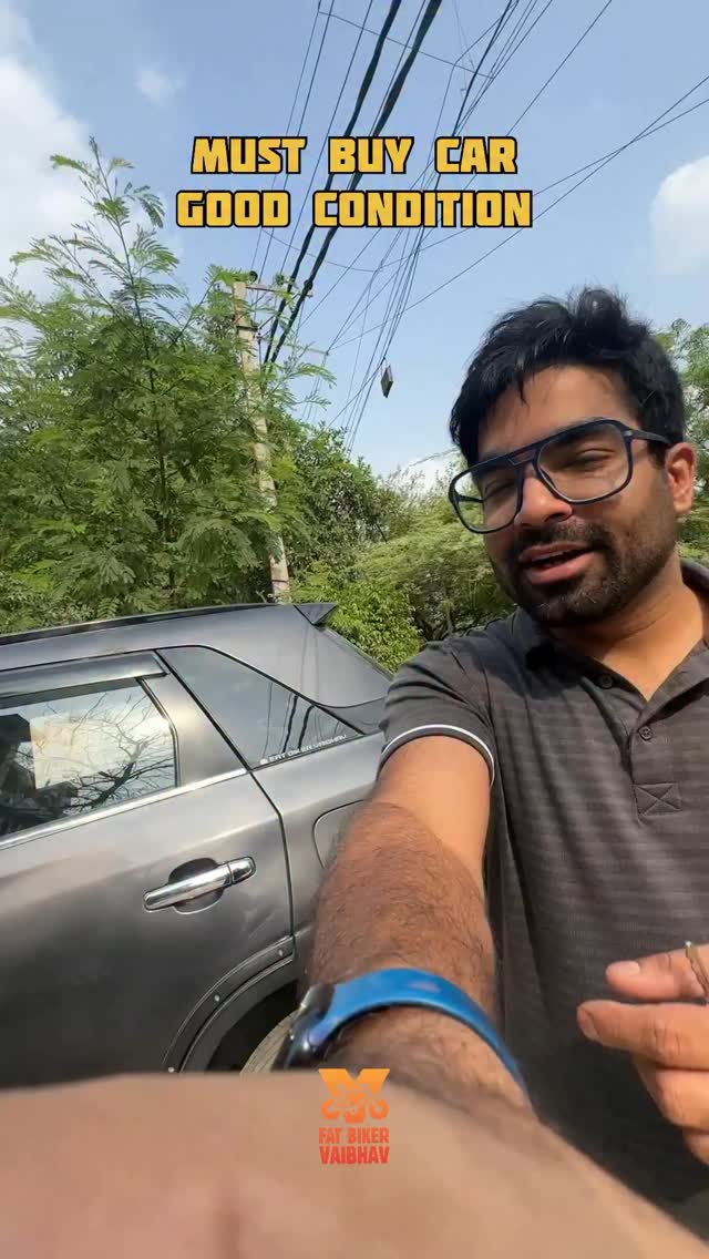 Instagram post by @fatbikervaibhav for Maruti Suzuki. Caption reads: Automatic brezza in ₹4.7 Lakh
A good condition car....