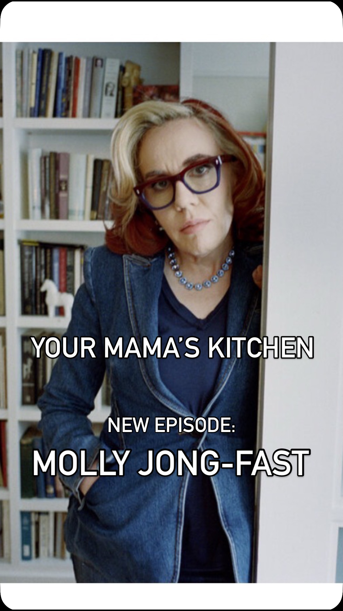 Instagram post by @michele__norris for Viking Books. Caption reads: 🚨 NEW EPISODE ALERT: Molly Jong-Fast! 

This week....