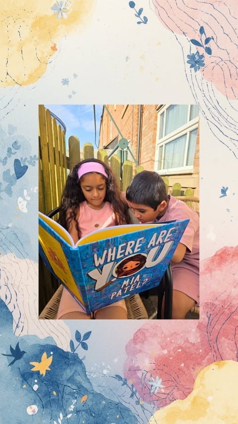 Instagram post by @miapandleop for Wonderbly. Caption reads: 𝗪𝗵𝗲𝗿𝗲 𝗔𝗿𝗲 𝗬𝗼𝘂? @wonderbly 🌟 AMBJAYMINI....