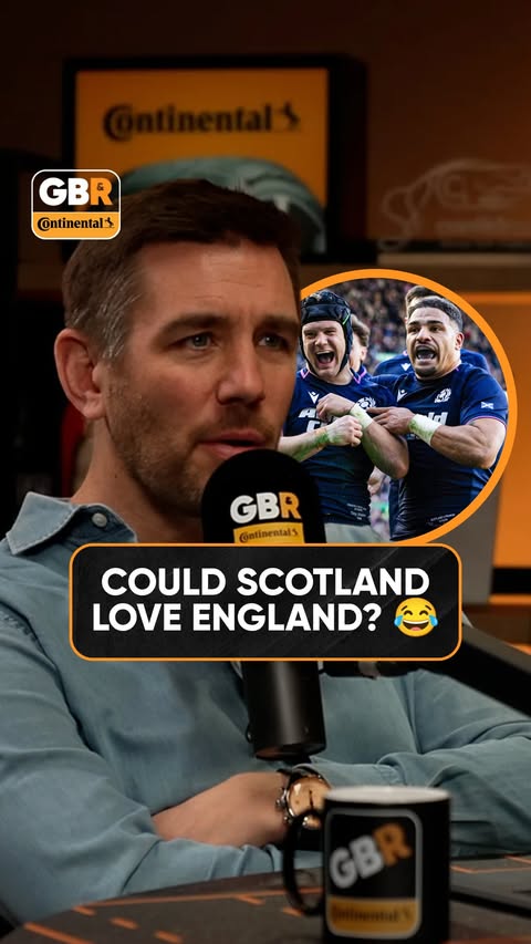 Instagram post by @alexpaynetv for The Good, The Bad & The Rugby. Caption reads: New love for an auld enemy? 😘 If Scotland beat....