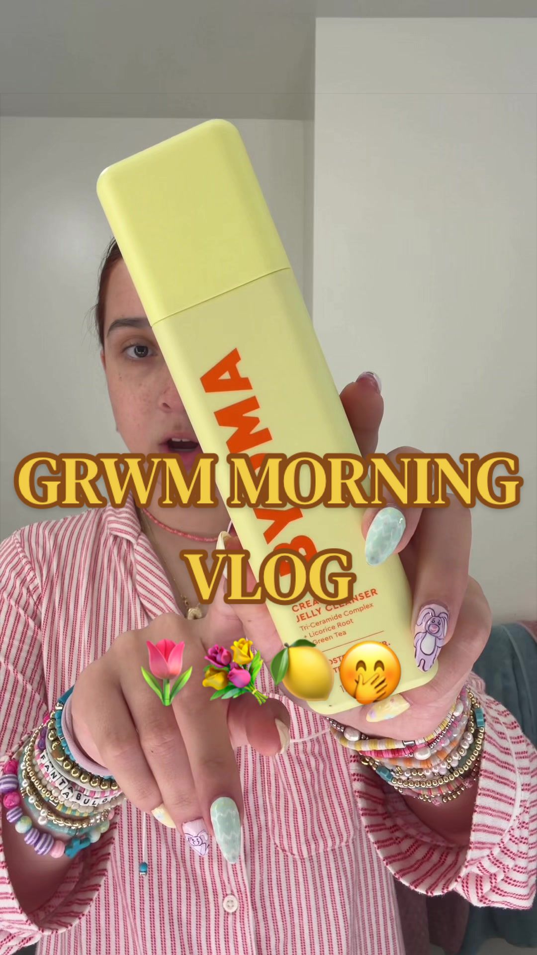 TikTok post by @lisi.shops for BYOMA. Caption reads: [...] ft: my favorite face wash @byoma #byoma....