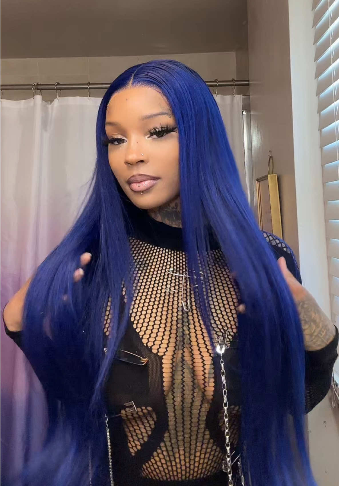 TikTok post by @dripdoll__ for Eullair. Caption reads: @eullair hair @eullair hair shop Incredible!!....