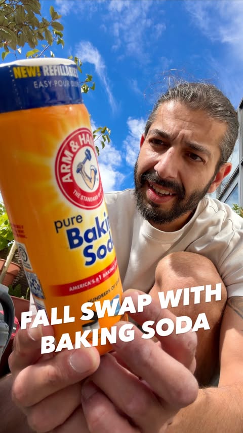 Instagram post by @creative_explained for Arm & Hammer. Caption reads: Did you know one box can do ALL of this?! 🤯🍂 Try....