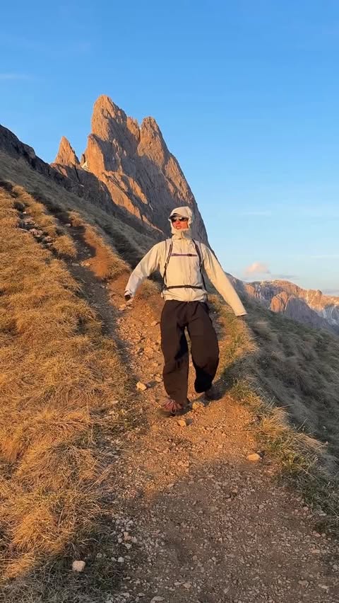 Instagram post by @philipp.swrz for Zalando. Caption reads: [...] it took us to the Dolomites. Thanks....
