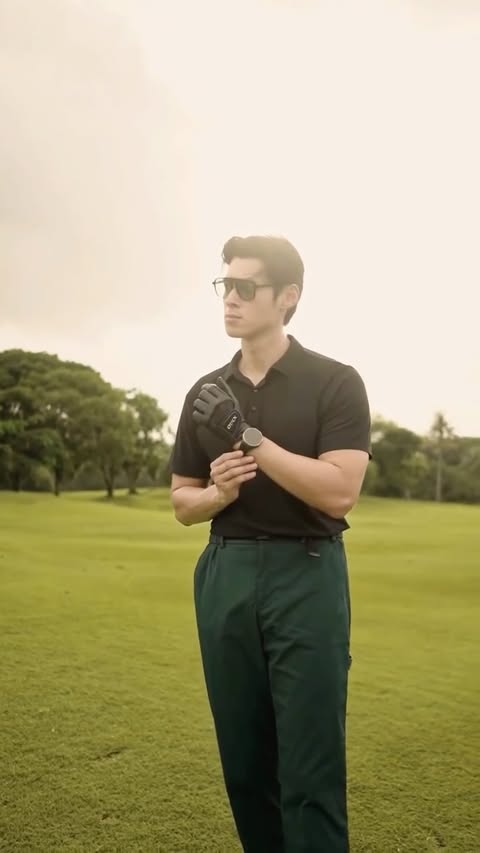 Instagram post by @kevinsuann for huawei. Caption reads: Precision meets performance. HONMA x HUAWEI Watch....