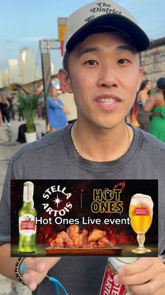 Instagram post by @phatvicktv for Stella Artois. Caption reads: #ad I can’t believe @stellaartoisusa invited me to....