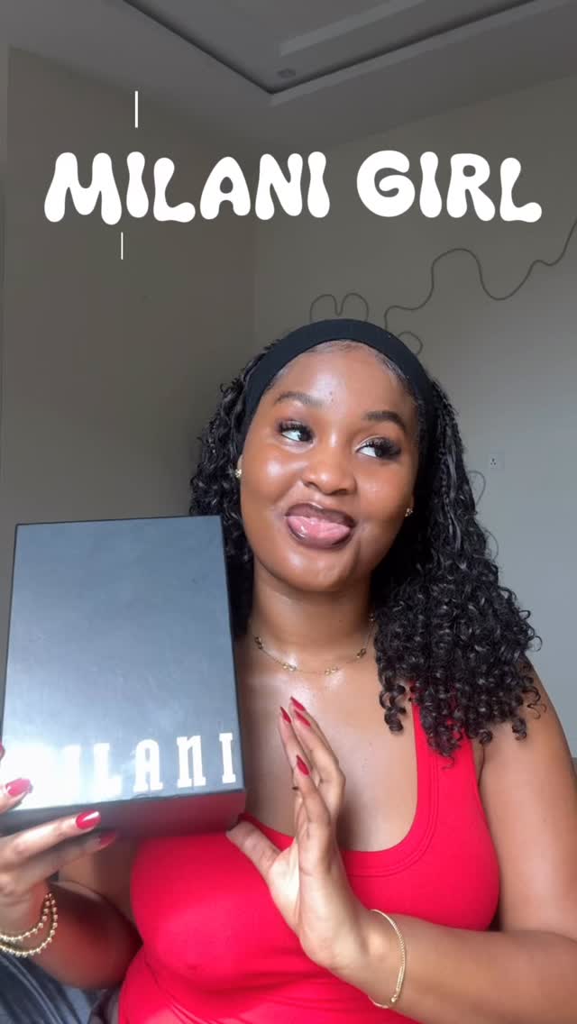 Instagram post by @aji_anje for Milani Cosmetics. Caption reads: How Many Products did I get?🤩 

Interesting....