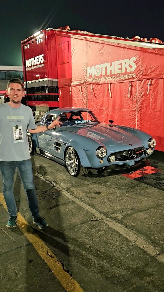 Instagram post by @adamc3046 for carVertical. Caption reads: Check out this accidental Tesla! @carvertical_com....