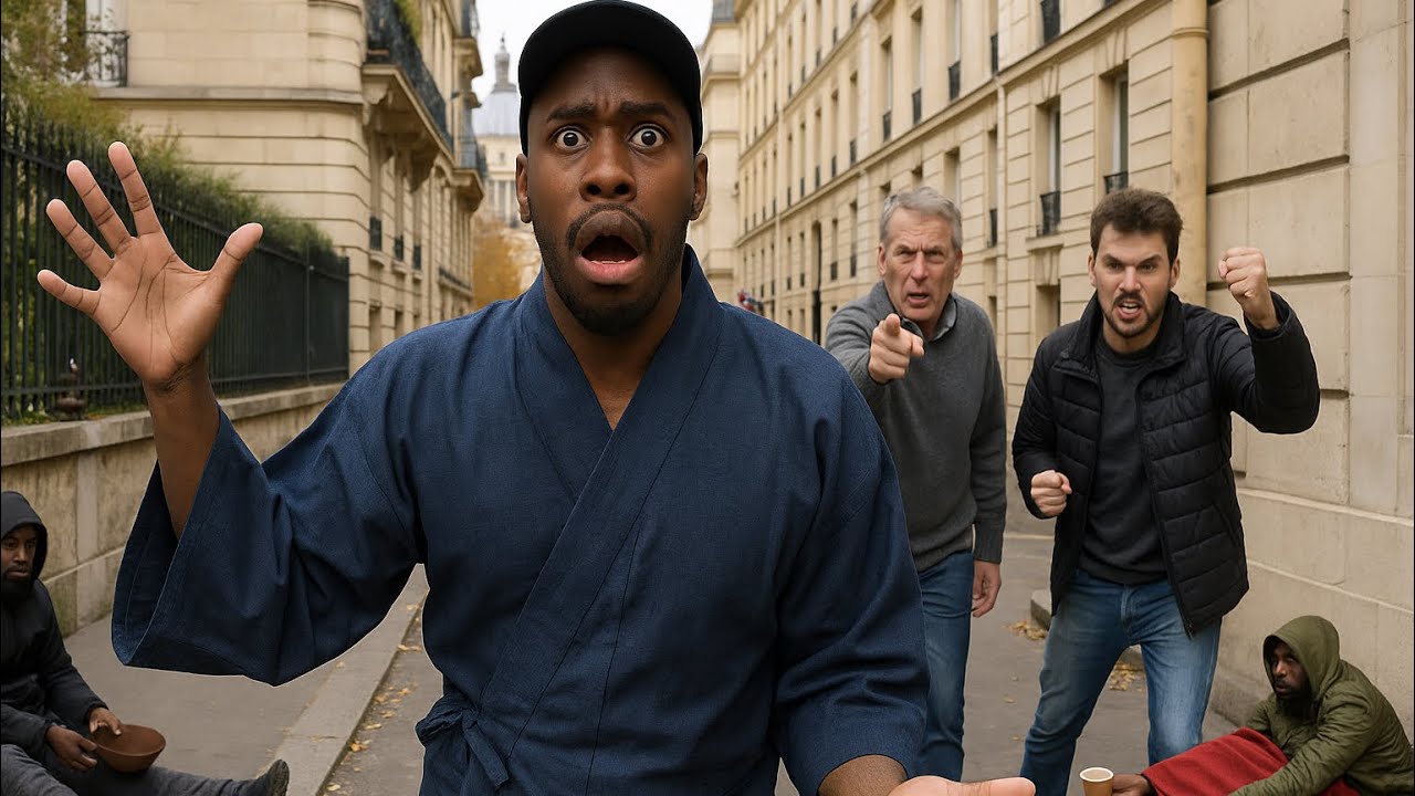 YouTube post by @lejaponennoiretblanc for Podia. Caption reads: I'M RETURNING TO FRANCE 🇫🇷 after TEN YEARS in....