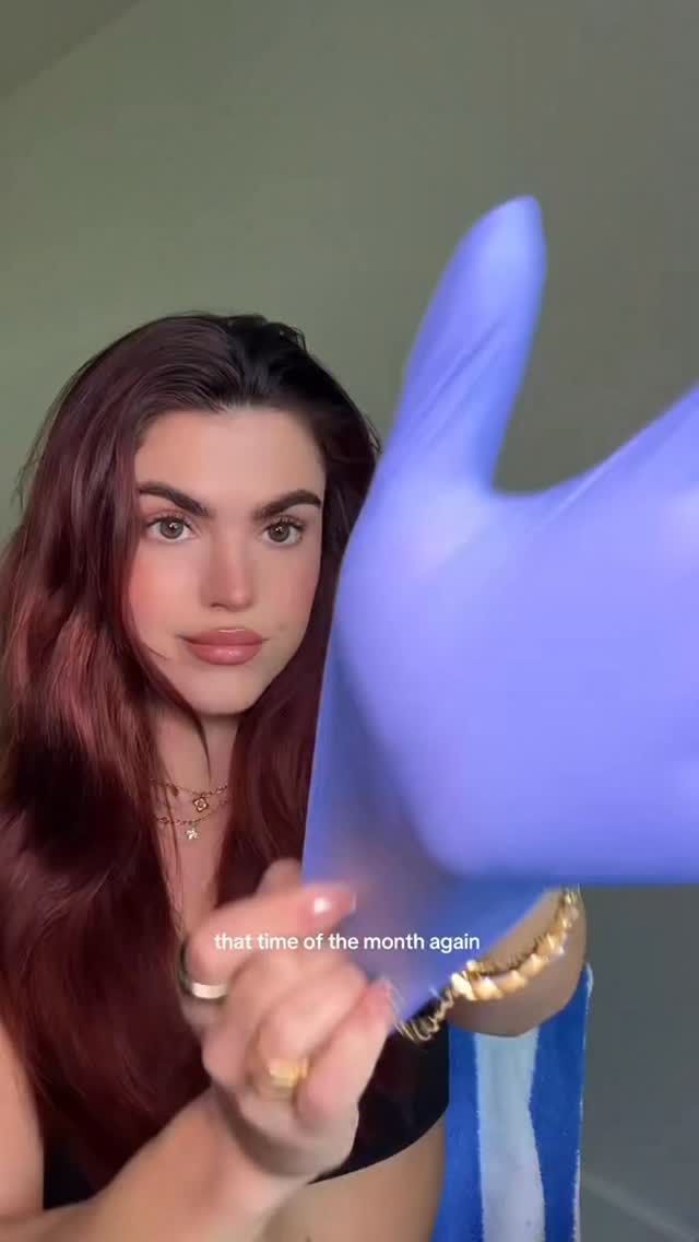 Instagram post by @chloebelmar for IGK Hair. Caption reads: go to copper refresh between appointments 🍒....