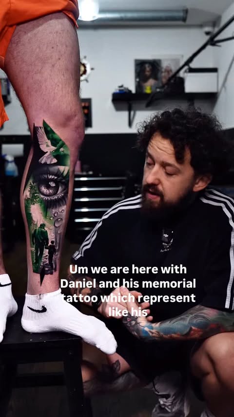 Instagram post by @gorskytattoos for Killer Ink Limited. Caption reads: Some stories stay with us forever. My client was....