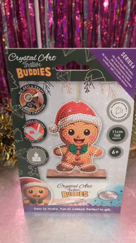 Instagram post by @laila_and_aliza_show for Craft Buddy. Caption reads: Craft Buddy’s Christmas sparkle begins with the....