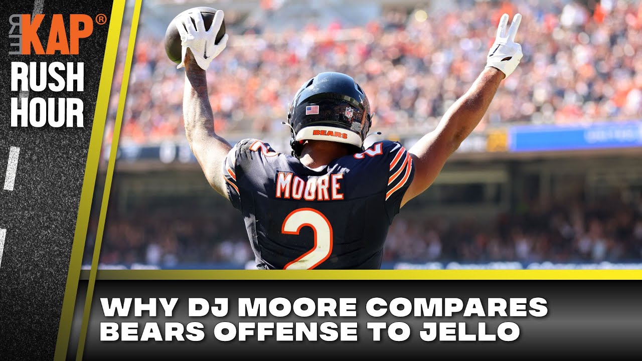 YouTube post by @rekapdavidkaplan for Lou Malnati's. Caption reads: REKAP Rush Hour 🚗: Why DJ Moore compares Chicago....
