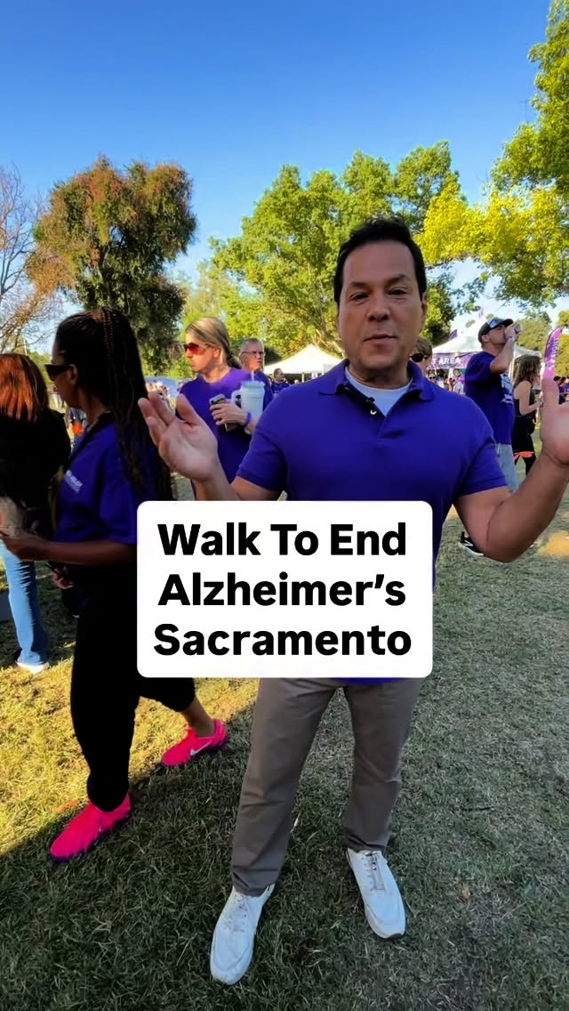 Instagram post by @gooddaysac for CBS News. Caption reads: Are you participating in Walk to End Alzheimer’s?....