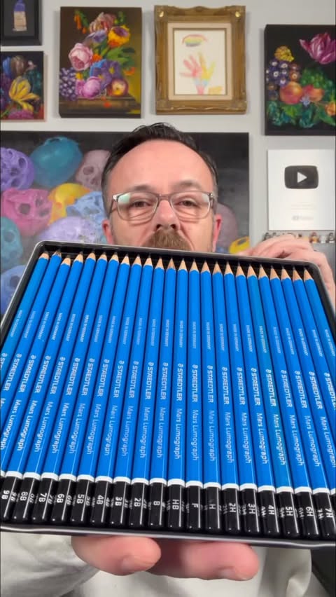 Instagram post by @markliamsmith for STAEDTLER. Caption reads: [...] debate. How much do tools matter? Shop....