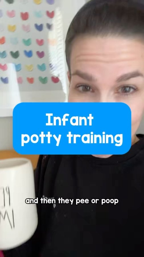 Instagram post by @learntotalkwithme for Frida Baby. Caption reads: I used elimination communication with my children....