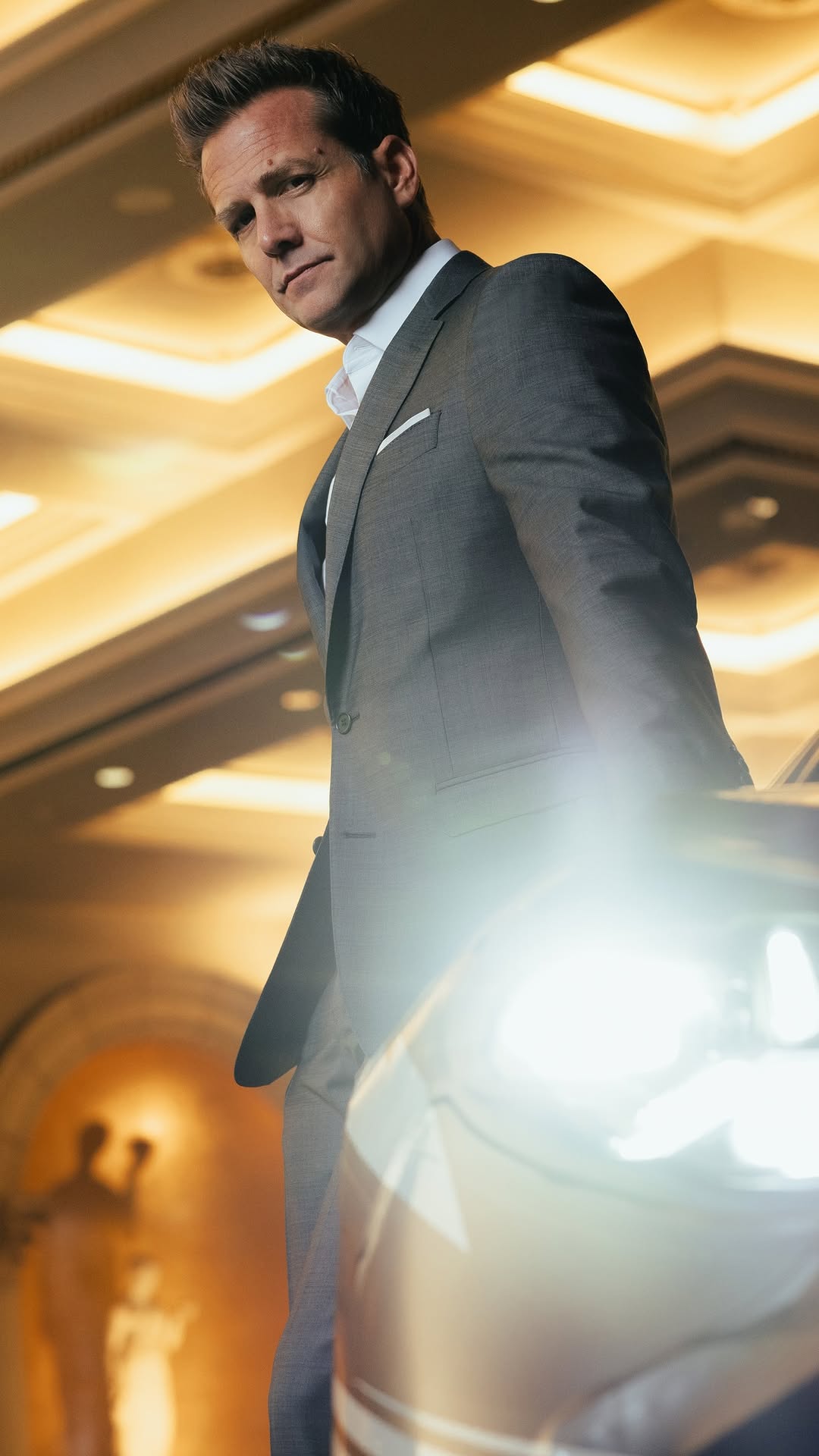 Instagram post by @iamgabrielmacht for Mercedes-Benz. Caption reads: The Ambassador of Ambition is back! Lights,....