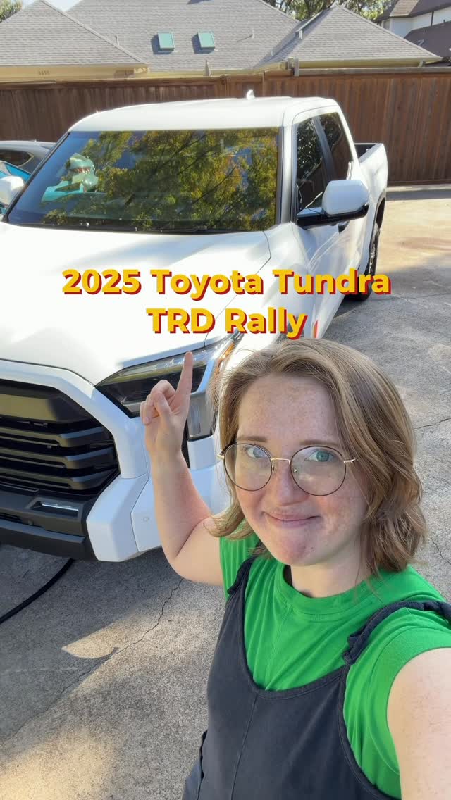 Instagram post by @lesliedriven for Toyota USA. Caption reads: Thanks @toyotausa for the tow rig to get my lil....